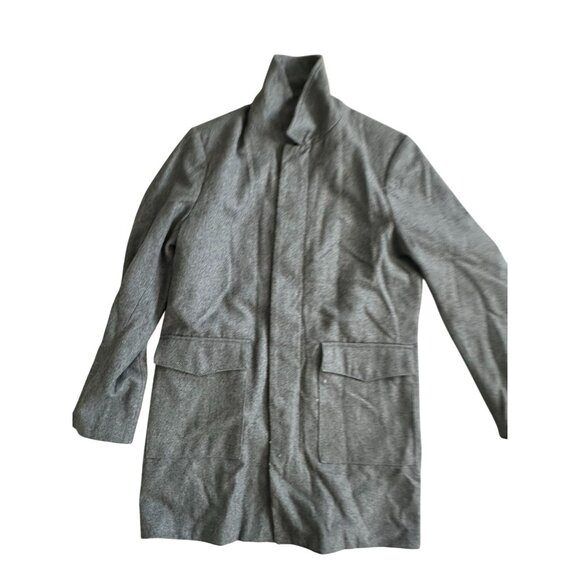 BANANA REPUBLIC Men's Gray Midlength Coat Jacket Size Medium - Picture 3 of 7